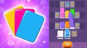 Card Shuffle Sort